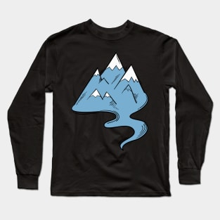 Mountains Art Long Sleeve T-Shirt